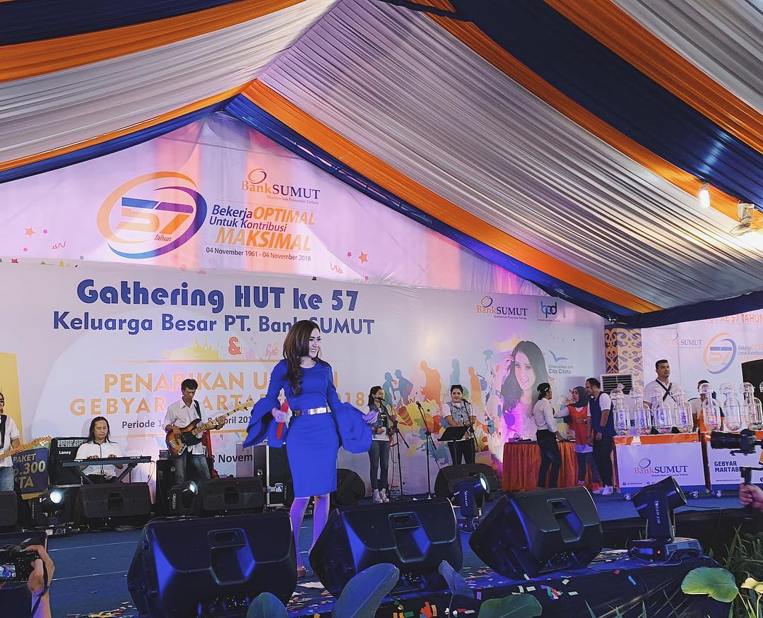  Cita Citata Meriahkan Gathering HUT Ke-57 Bank Sumut 